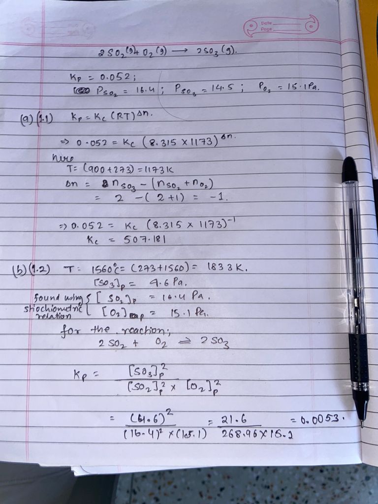 Chemistry homework question answer, step 1, image 1